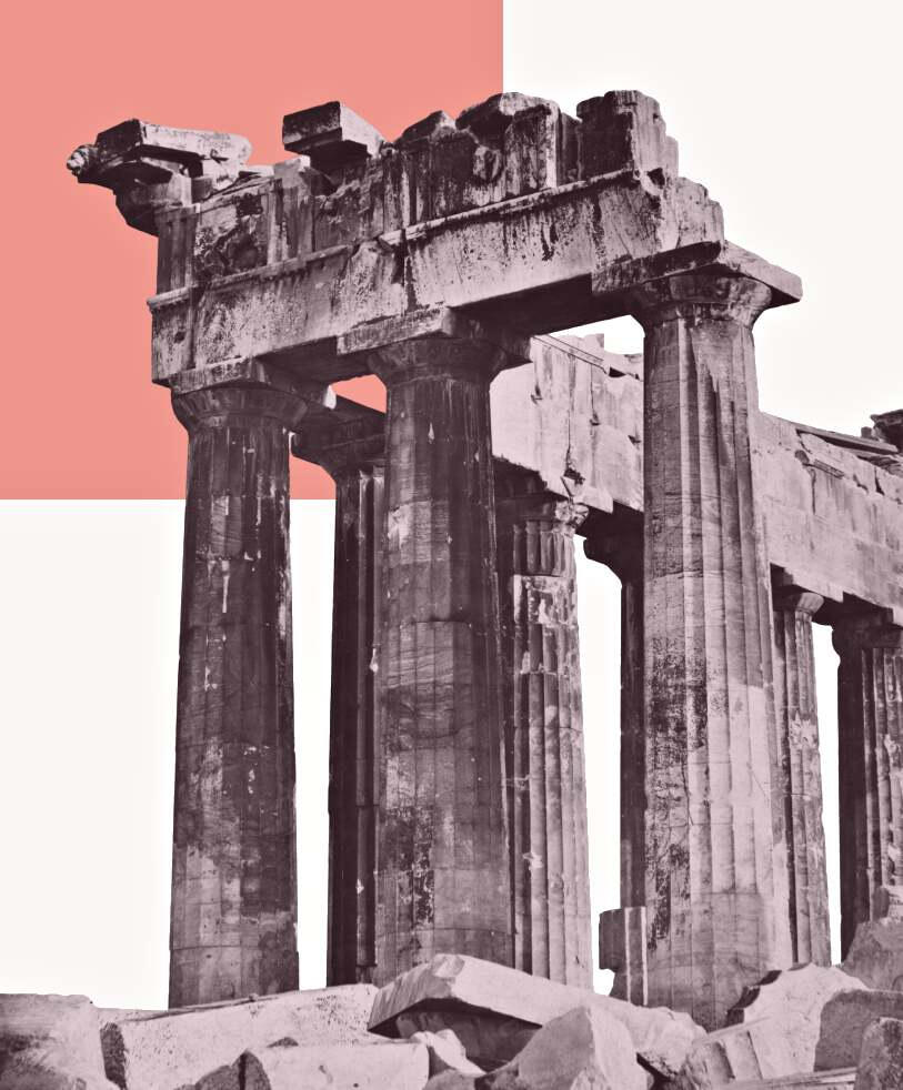 Greek landscape, academic, antic and modern art curriculum for international schools with licences, learnart.today