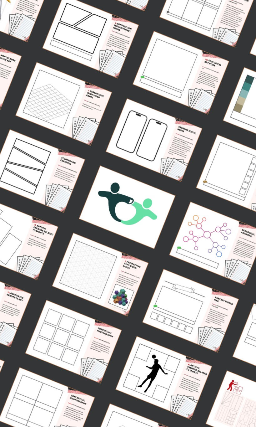 Price chart for Mini-Packs art courses, designed for teachers and schools on teachers pay teachers TPT store.